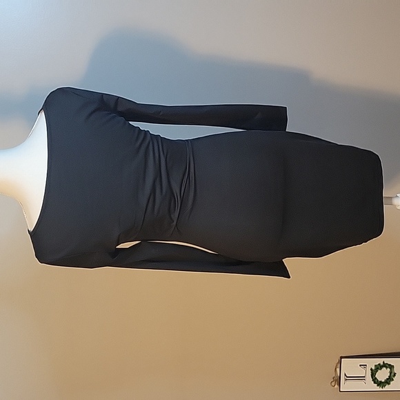 Shein Black‎ Long Sleeve Bodycon Dress Womens Medium - Picture 4 of 5